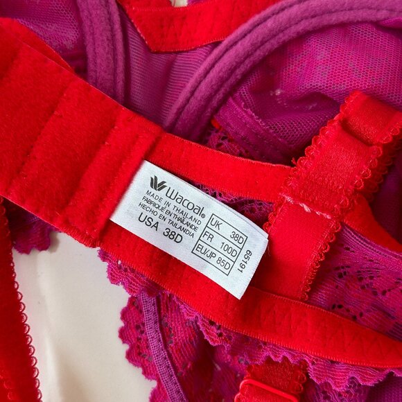 WACOAL 38D UNLINED UNDERWIRE LACE BRA - Picture 6 of 6